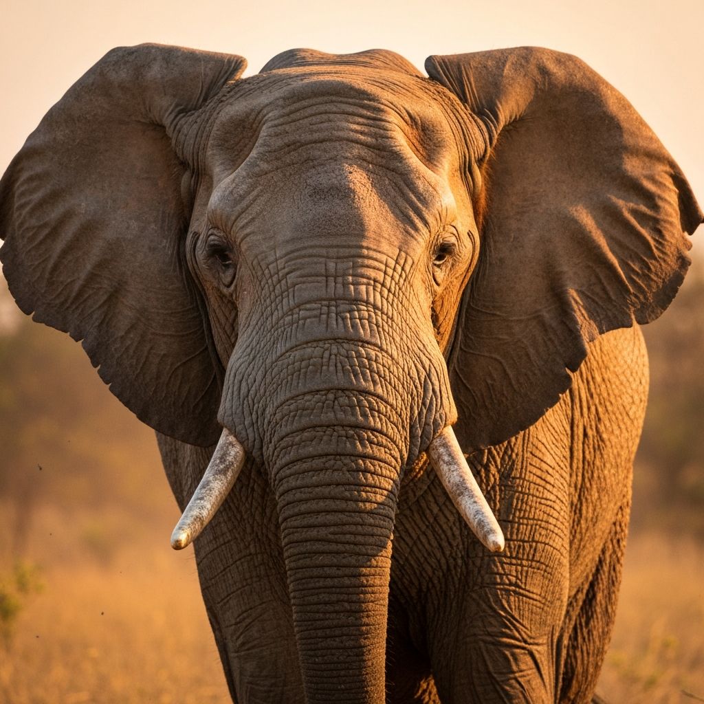 African elephant in Zambezi